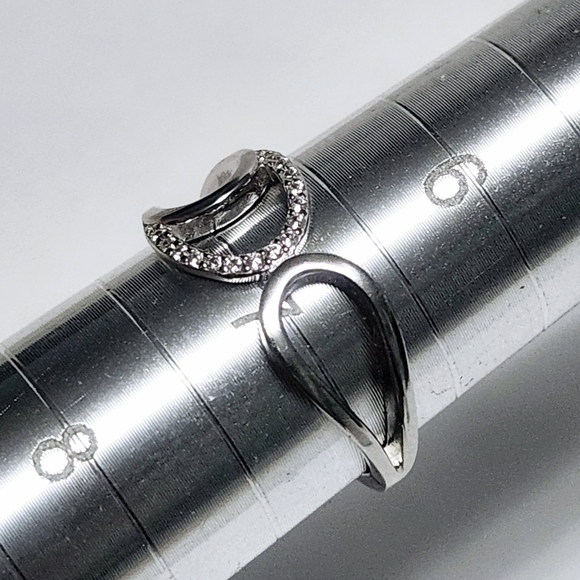Sterling silver wrap ring Size 7 - Picture 5 of 9